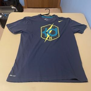 Navy blue Nike KD (Kevin Durant) dri-fit T-shirt